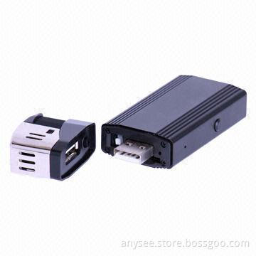 Pin Hole Hidden Mini Camera with Camcorder Lighter, AVI Video Format, 30fps Frame Rate